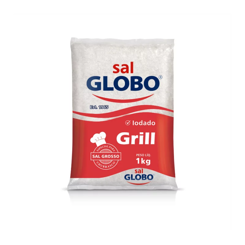 Sal Grosso Globo Grill Iodado 1kg