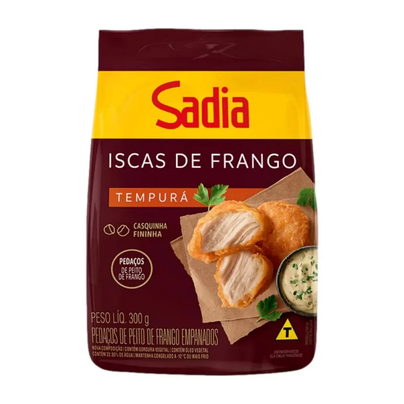 Iscas de Frango Sadia Empanados Tradicional 300g