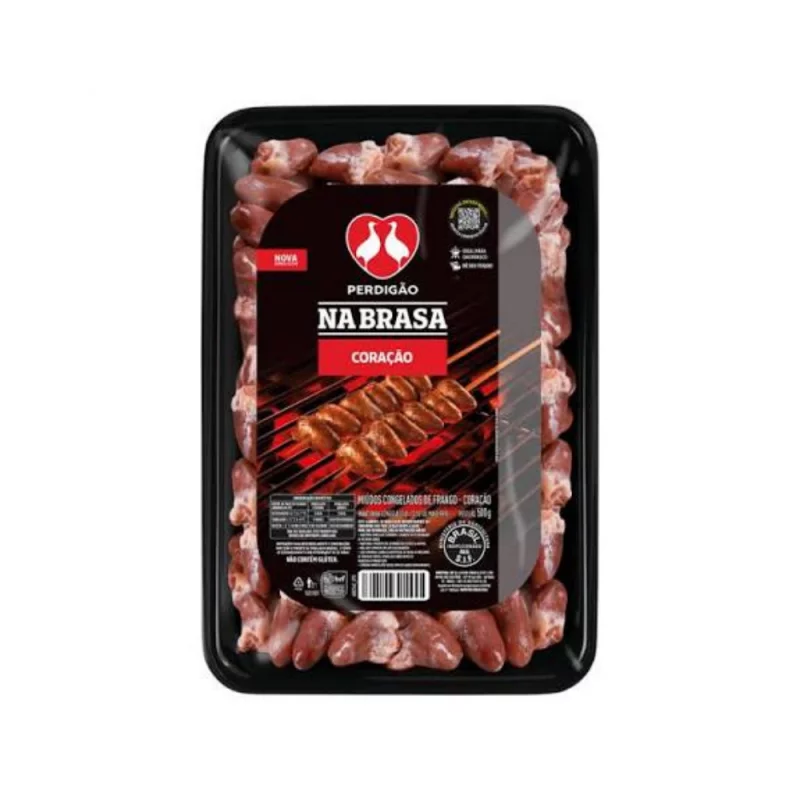 Coracao de Frango Perdigao Nabrasa Bandeja 500g