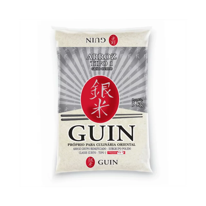 Arroz Japones Guin Graos Curtos Tipo 1 5kg