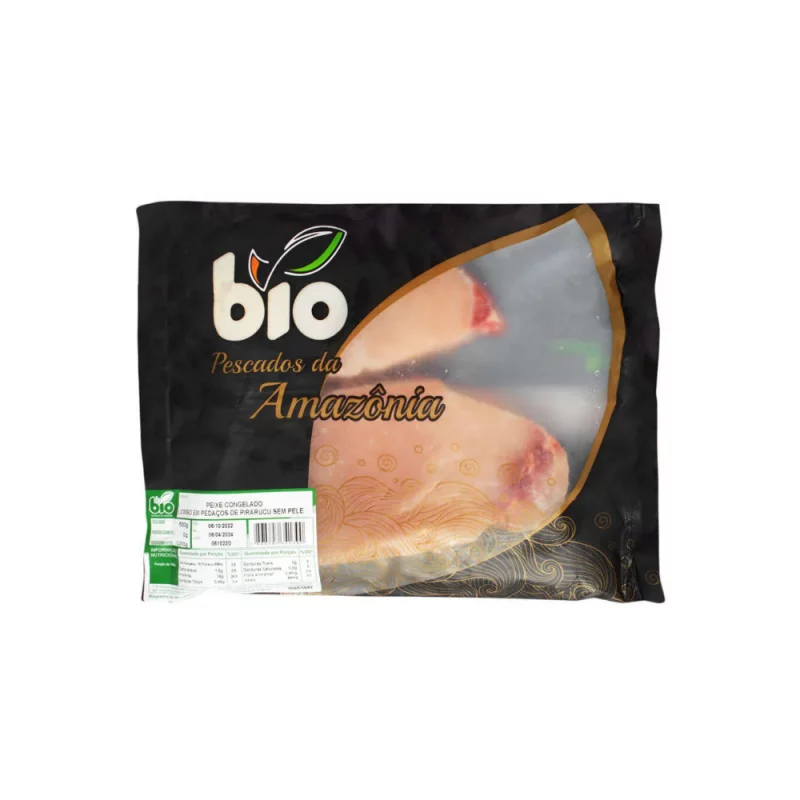 Peixe Congelado Bio Lombo de Pirarucu Sem Pele 500g