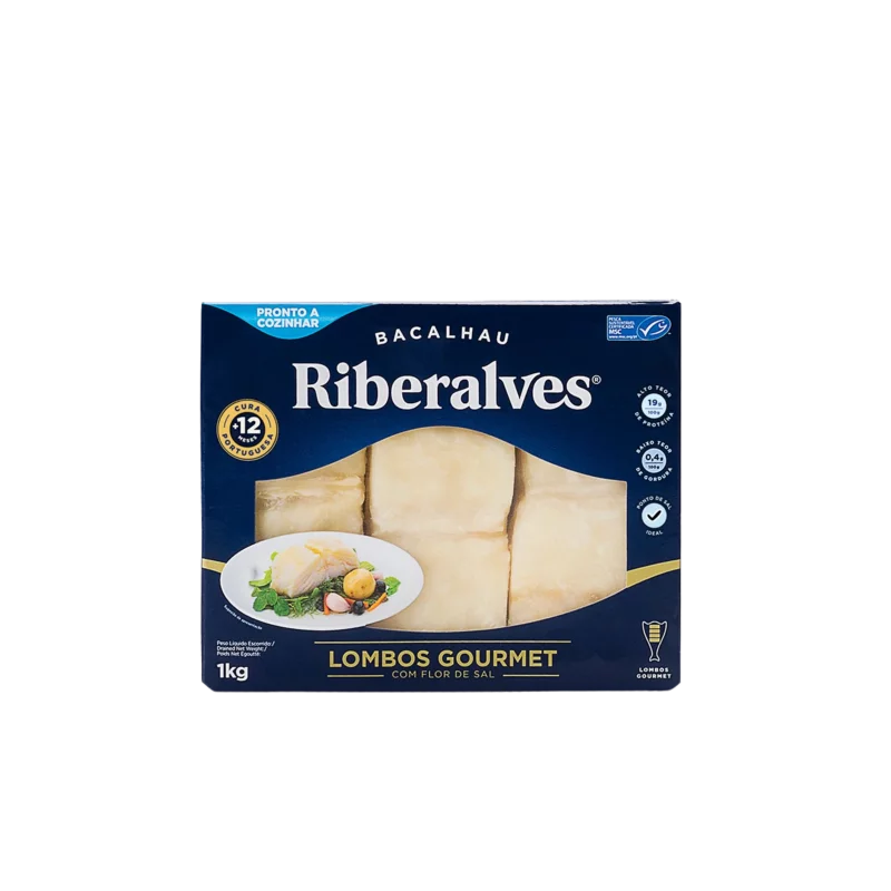 Bacalhau Morhua Riberalves com Flor de Sal 1kg