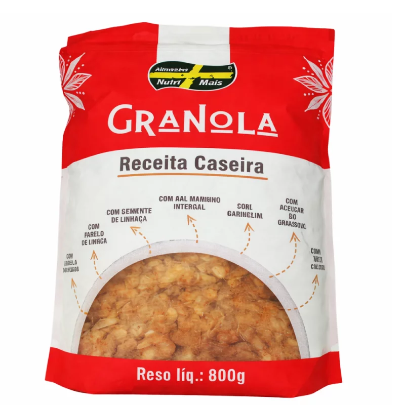 Granola Nutrimais Receita Caseira 800g