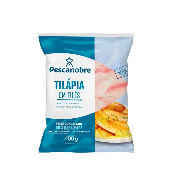 File de Tilapia Pescanobre Sem Pele 400g