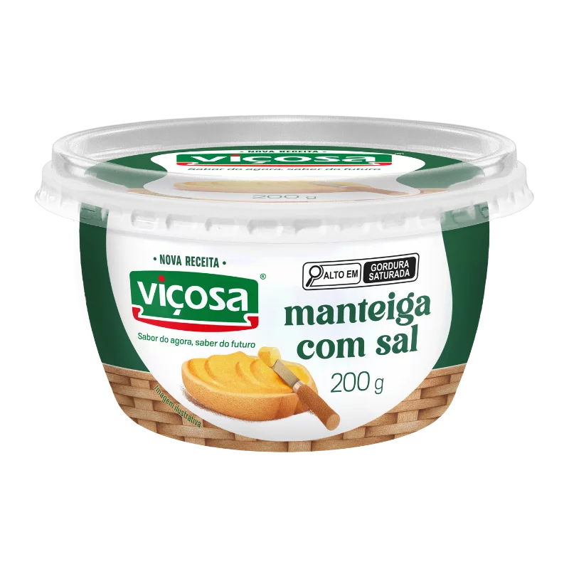 Manteiga Vicosa C/Sal Pt 200G