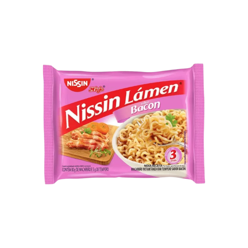 Macarrao Nissin Lamen Miojo Bacon 85g