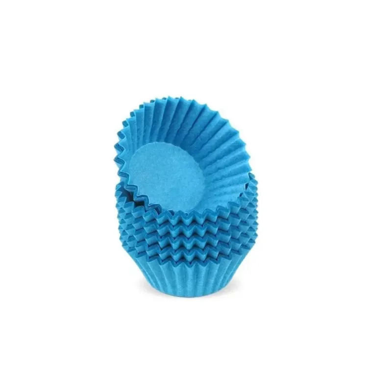 Forminha Romana Festas Papel Azul Claro N6 com 200un