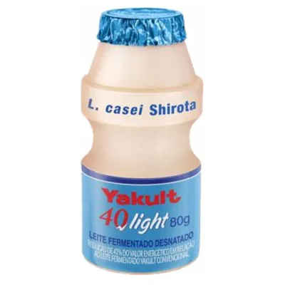 Leite Fermentado Yakult 40 Light 80ml