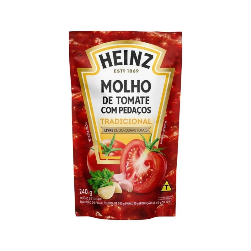 Molho Tradicional Heinz Sache 240g