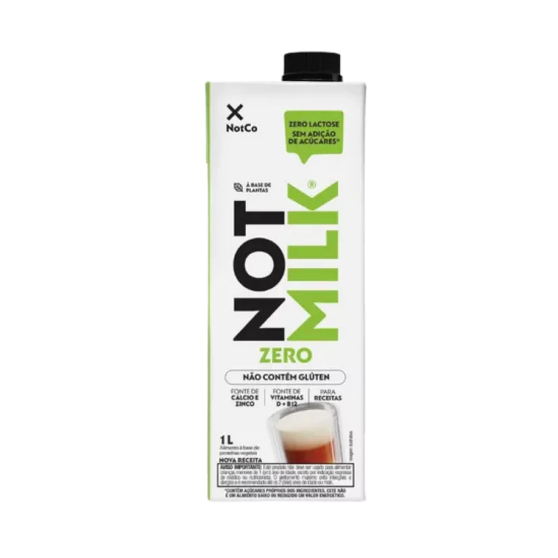 Bebida Vegetal Notmilk Tradicional S/ Açucar 1l