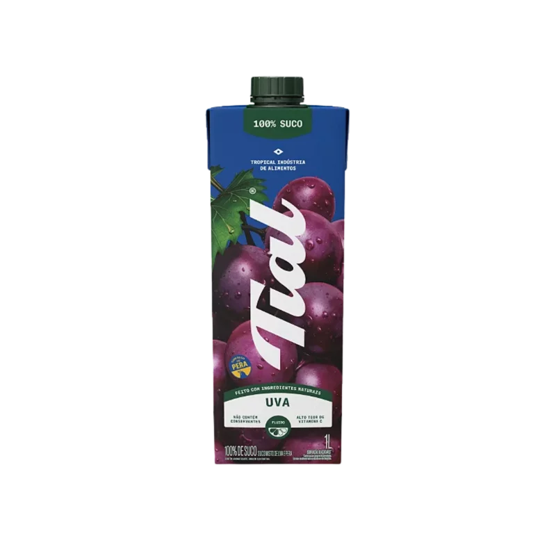 Suco Tial 100% Uva e Pera Zero 1l