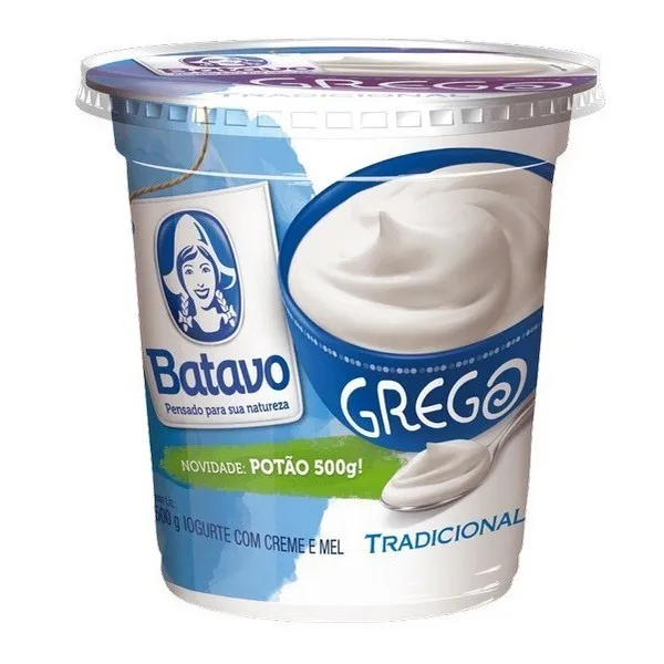 Iogurte Batavo Grego Tradicional 500g
