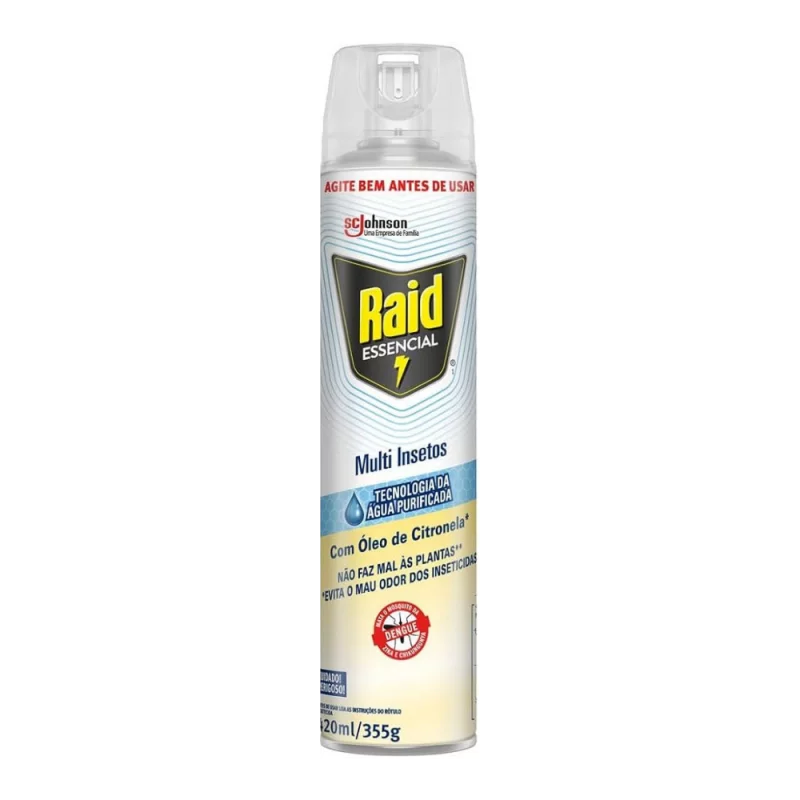 Inseticida Raid Multi Insetos Aerosol Citronela 420ml