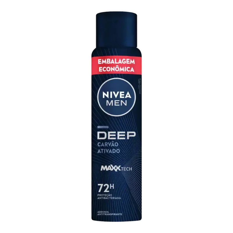 Desodorante Nivea Men Aerosol Deep Carvao Ativado 200ml