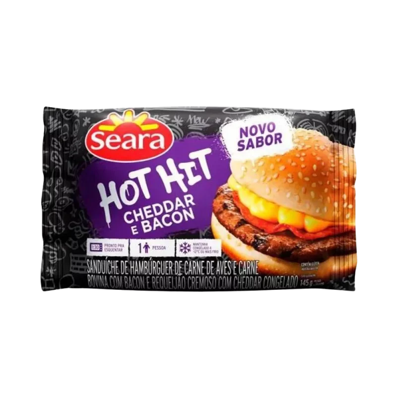 Hot Hit Seara Bacon/cheddar 145g