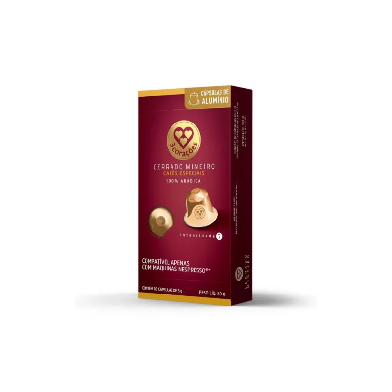 Capsula Tres Coracoes Espresso Rituais Cerrado Mineiro 50g