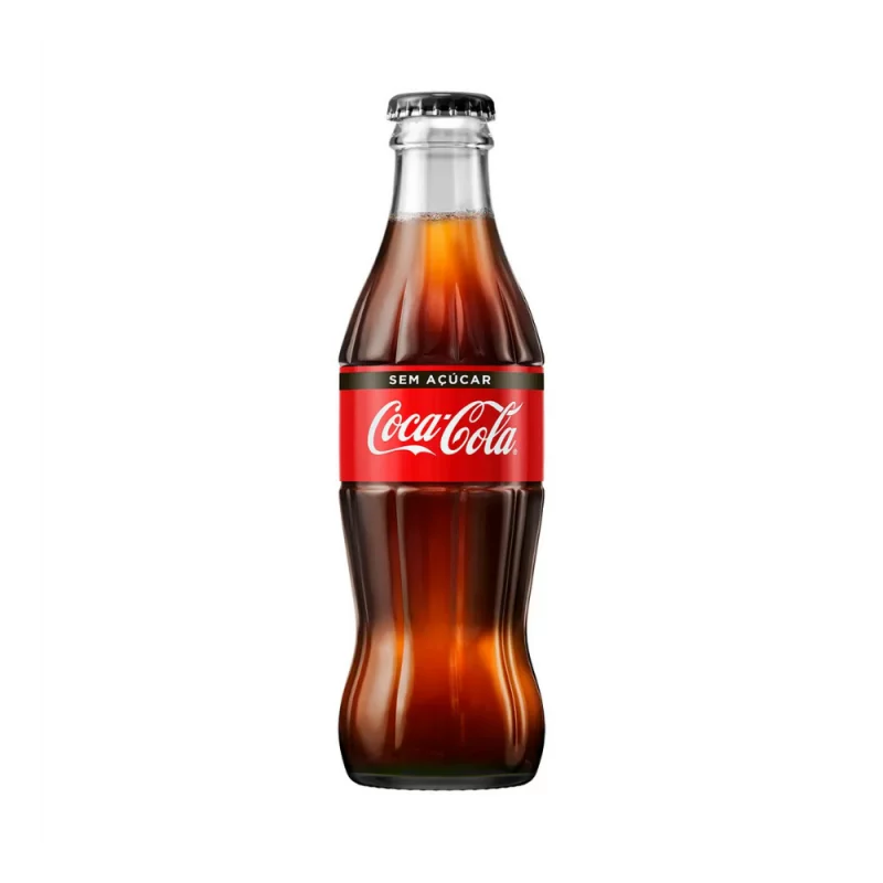 Refrigerante Coca Cola 250ml Zero Vidro