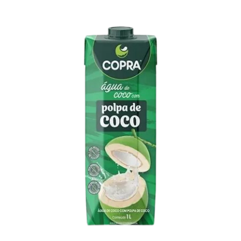 Agua Coco Copra C/ Polpa Cx 1l