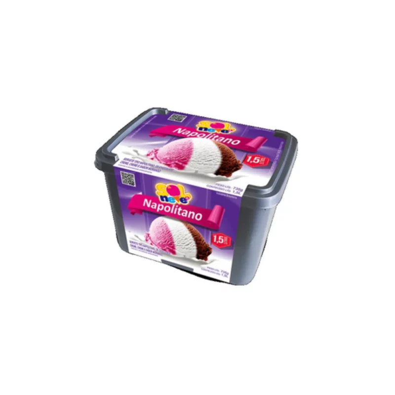 Sorv Sol &amp; Neve Trad Pt 1,5l Morango
