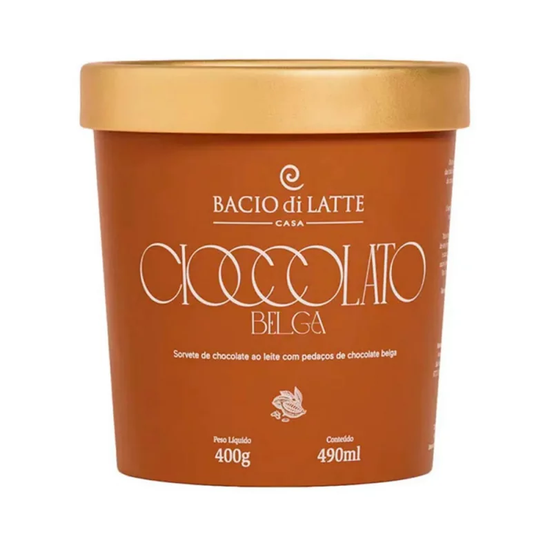Sorv Bacio Di Latte Pt 490ml Choc Belga