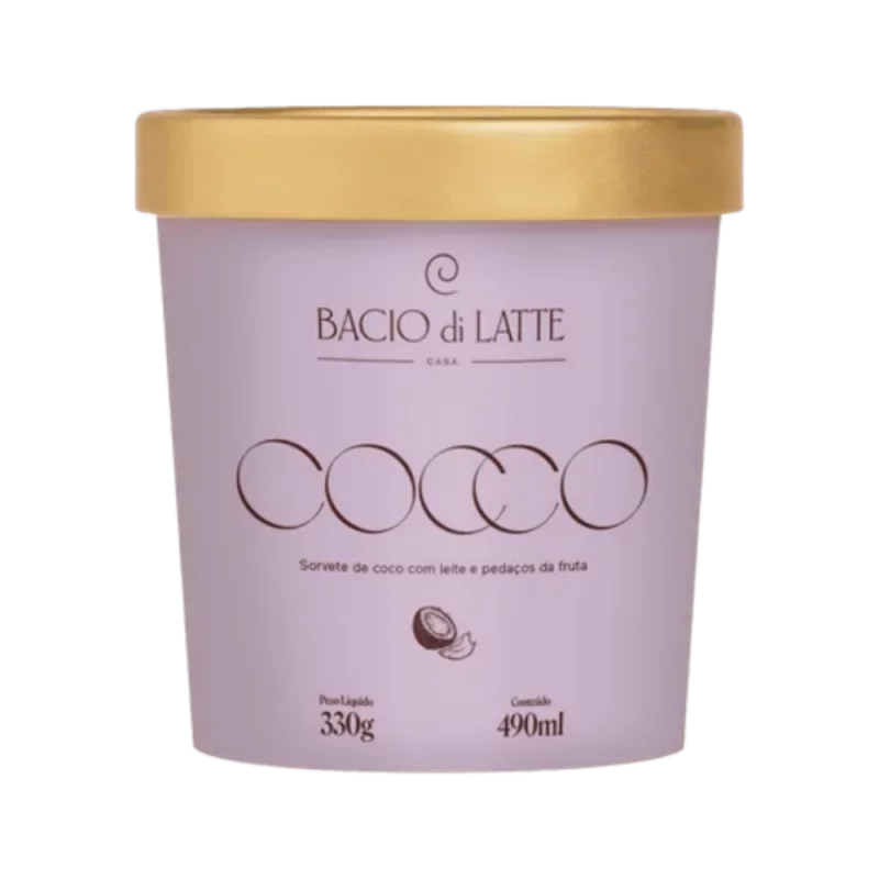 Sorv Bacio Di Latte Pt 490ml Coco
