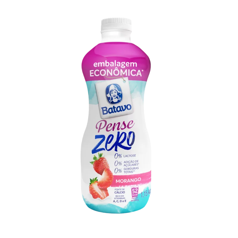 Iogurte Batavo Pense Zero Morango 1,15kg