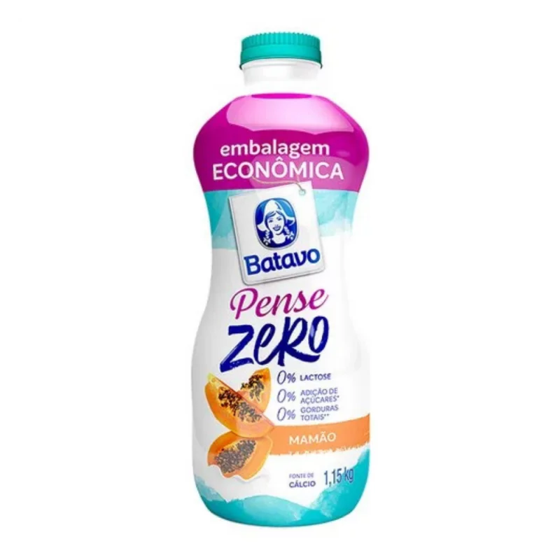 Iogurte Batavo Pense Zero Mamao 1,15l