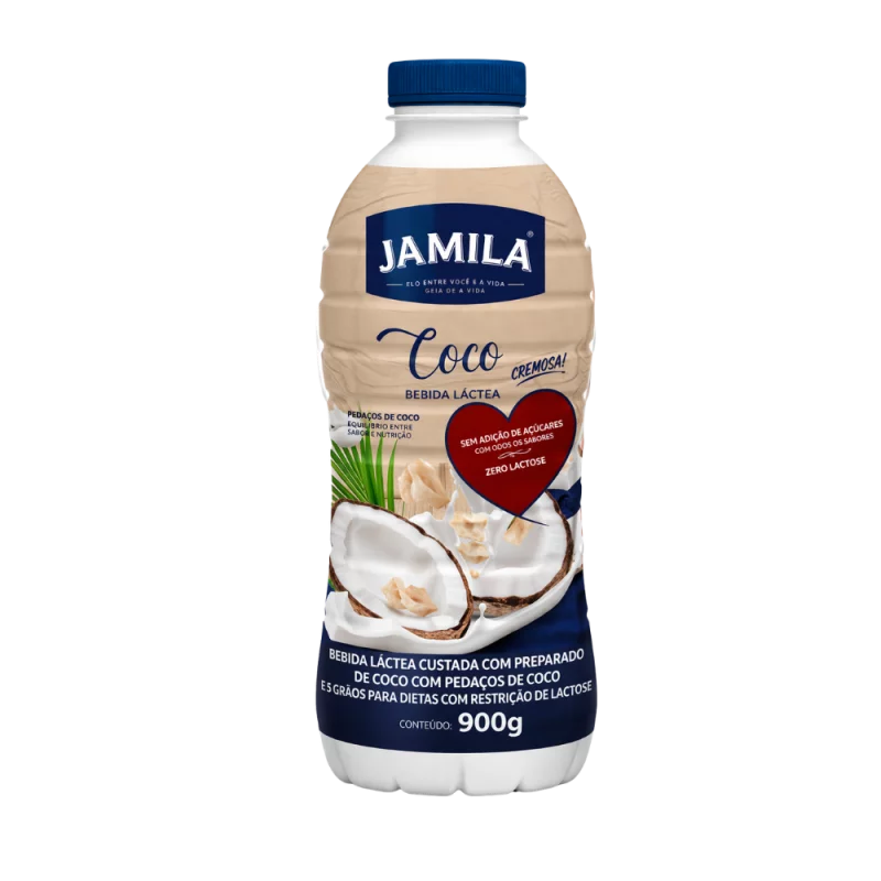 Iog Jamila Zr Lac Gfa 900g Coco C/ Cereais