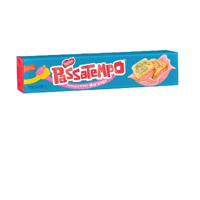 Biscoito Nestle Passatempo Recheado Morango 130g