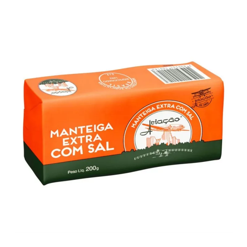 Manteiga Aviacao Ext C/sal Tab 200g