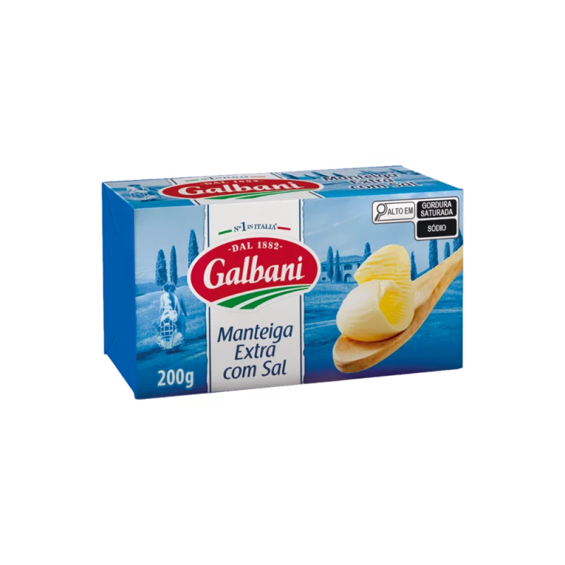 Manteiga Galbani Ext C/sal Tab 210g