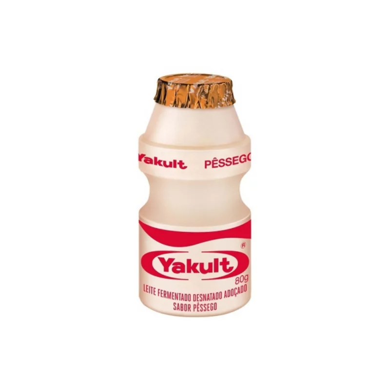 Leite Fermentado Pessego Yakult 80 G