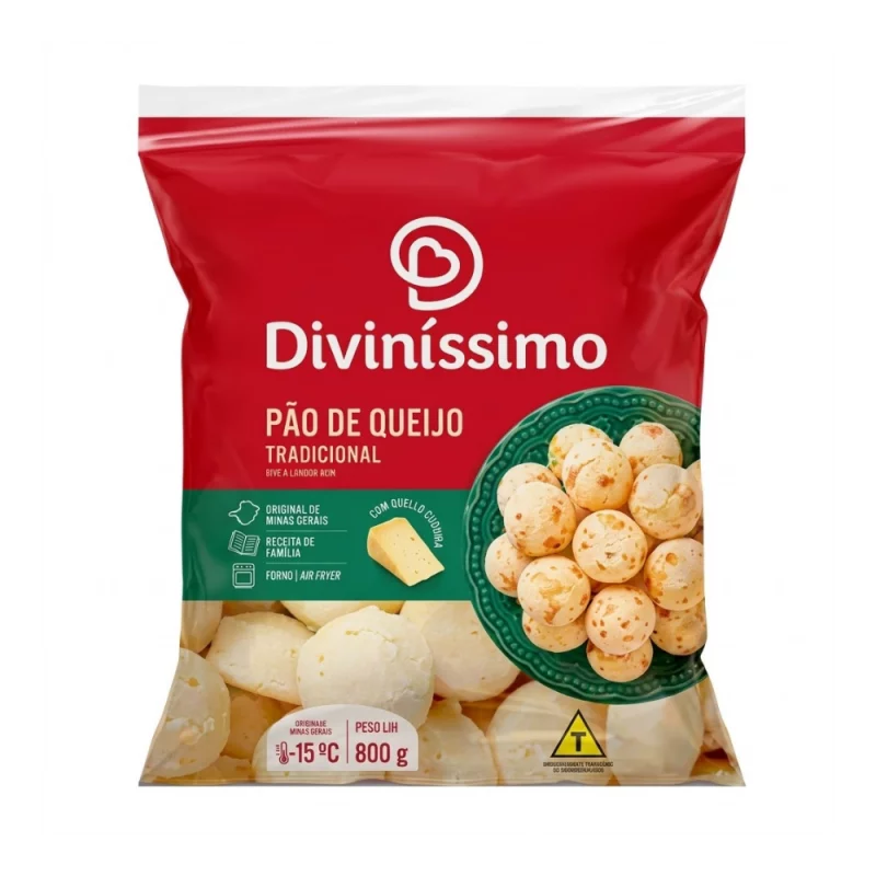 Pao de Qjo Divinissimo Trad Pct 810g