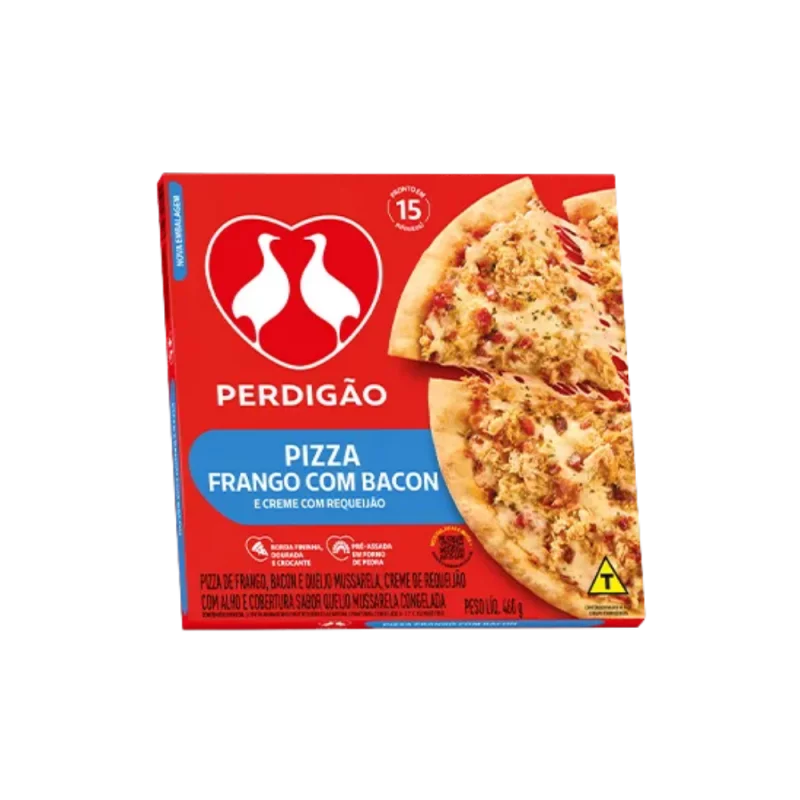 Pizza de Frango Perdigao C/ Bacon Cx 460g