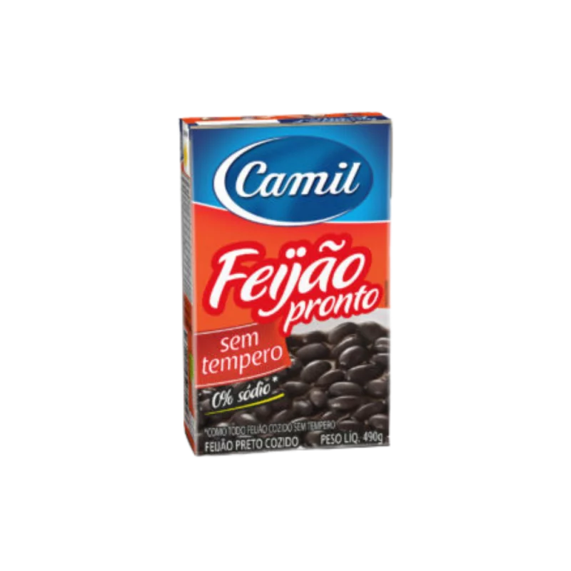 Feijao Preto Camil Pronto Cx 490g