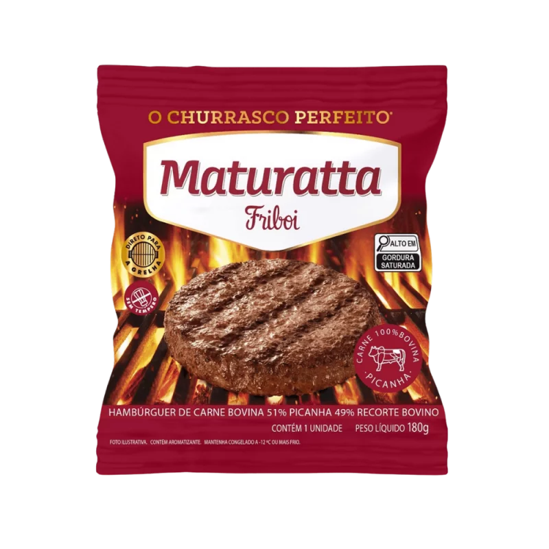 Hamb Bov Friboi Maturatta 180g Picanha