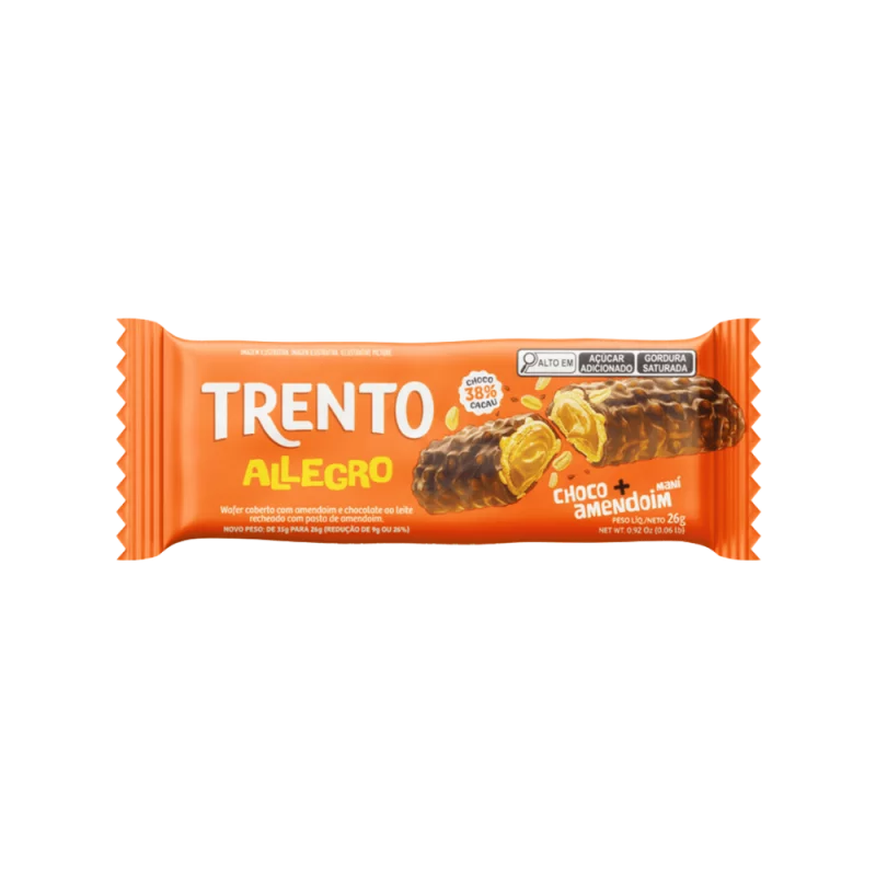 Choc Wafer Trento Allegro Pct 26g C/ Amend
