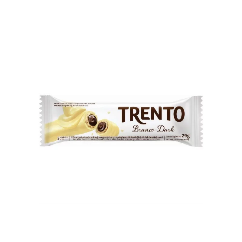 Choc Wafer Trento Pct 29g Milk White Dark Cappuc