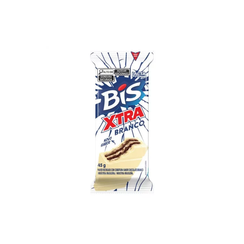Chocolate Wafer Lacta Bis Branco 45g