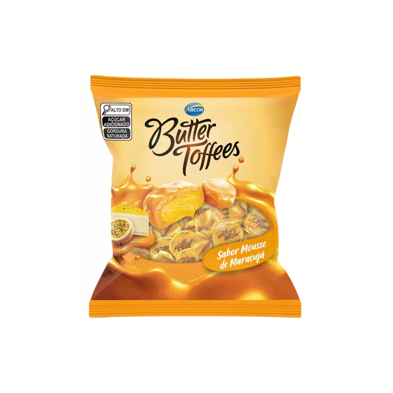 Bala Butter Toffees Pct 90g Maracuja