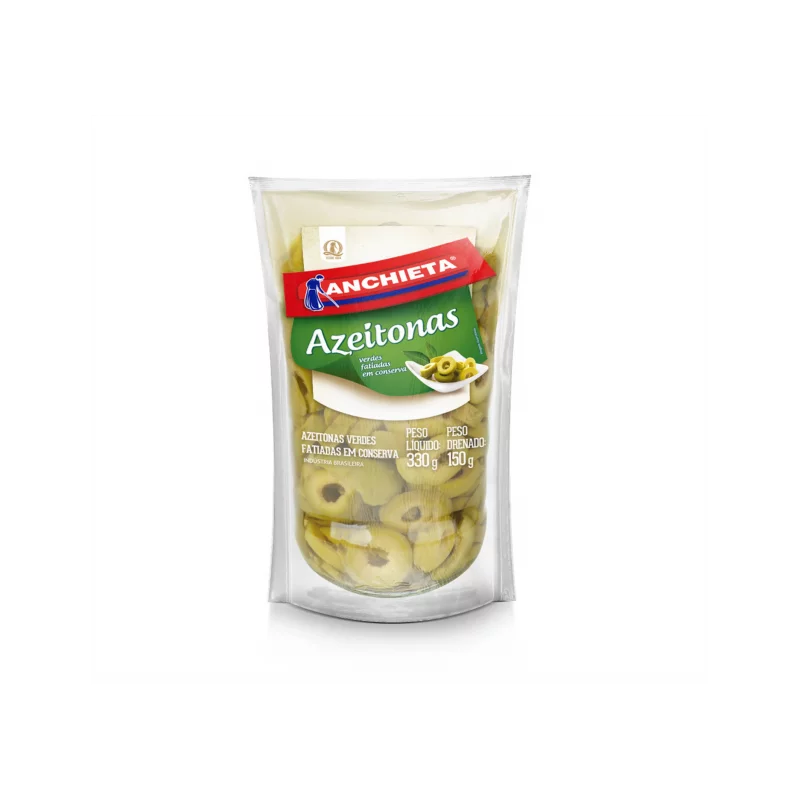 Azeitona Verde Anchieta Fatiada Sache 150g 