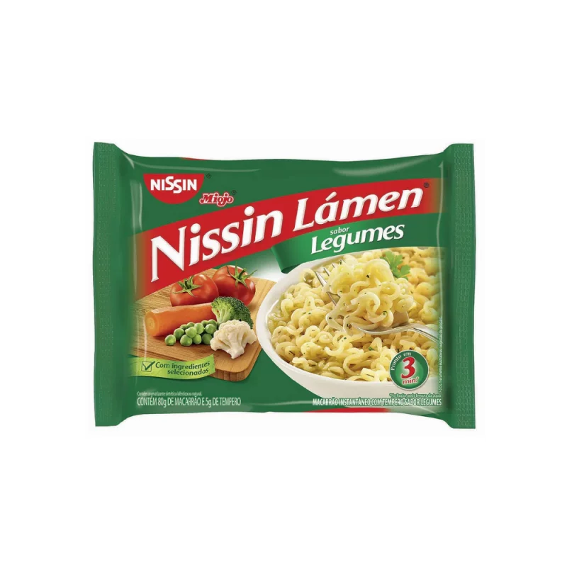 Macarrao Nissin Lamen Legumes 85g