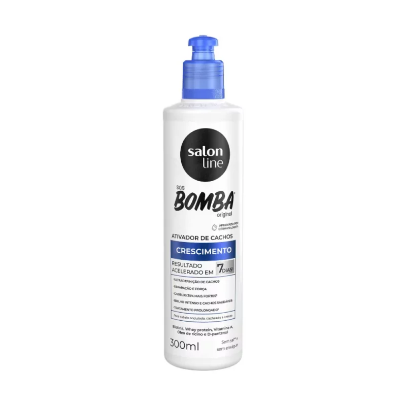 Ativ de Cachos Salon Line Sos Bomba Orig Fr 300ml