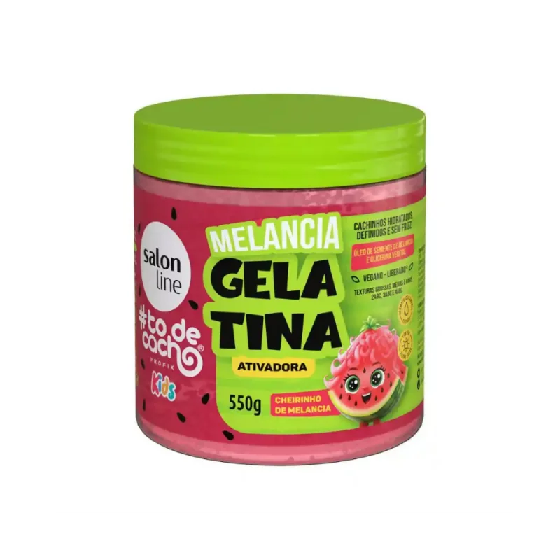 Ativ de Cachos Gelatina Salon Line Todecacho Kids Pt 550g Melan