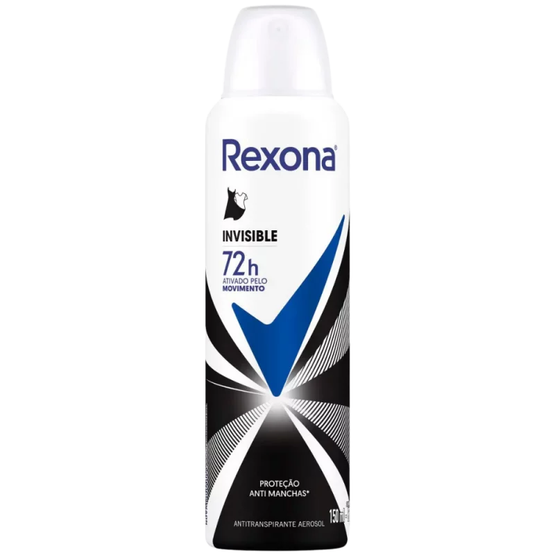 Desodorante Rexona Aerosol Invisible 150ml