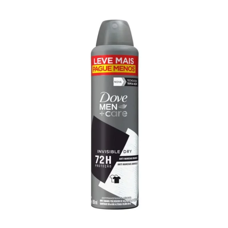 Desod Aerosol Dove Men+care Invisible Dry 250ml Lv+ Pg-