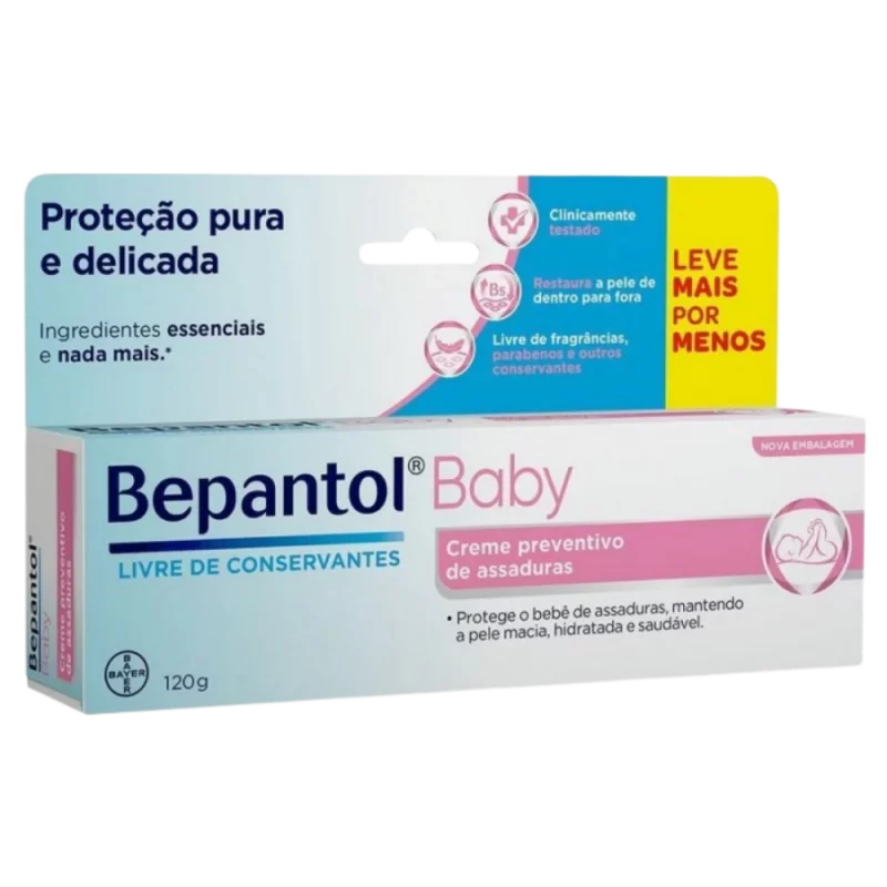 Cr P/ Assaduras Bepantol Baby Cx 120g Gts 20g