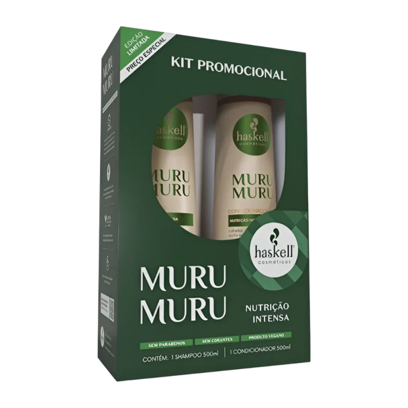 Kit Sh 500ml + Cond 500ml Haskell Murumuru Cx Un