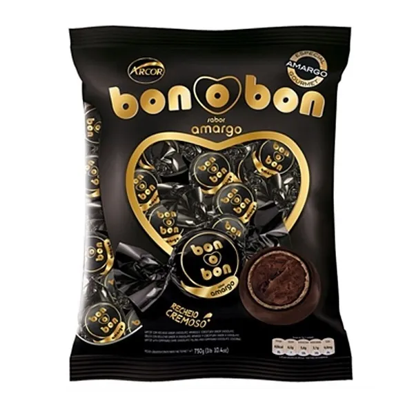 Bombom Bonobon Arcor Amargo 750g