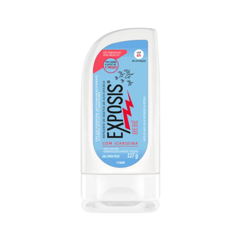 Repelente Gel Exposis Bebe Cx 117g S/ Che